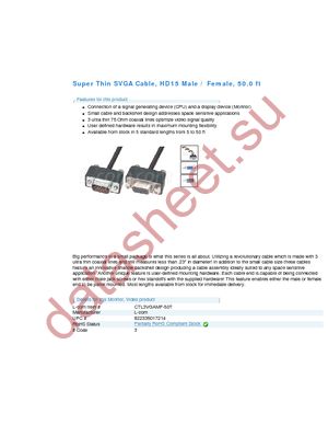 CTL3VGAMF-50T datasheet  